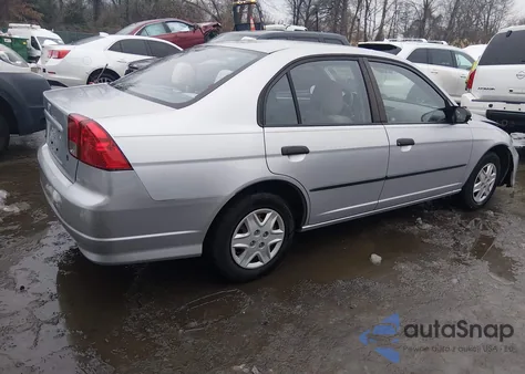 2005 Honda Civic Vp z USA, uszkodzony, nr VIN 1HGES16325L025559